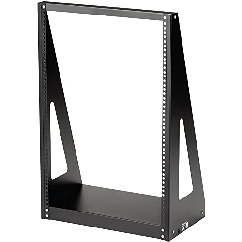 Armário Rack STARTECH.COM 2POSTRACK16 45.7 kg Preto STARTECH - Gabinetes de computador de mesa e servidor - 45.7 kg, preto, 2 postos, 14,3 kg