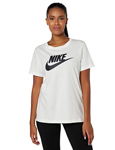 T-shirt para Mulher NIKE Nsw Tee Essntl Icon Branco (L) Nike - Camisas e tops - t-shirt, mulher, nike, icon, branco