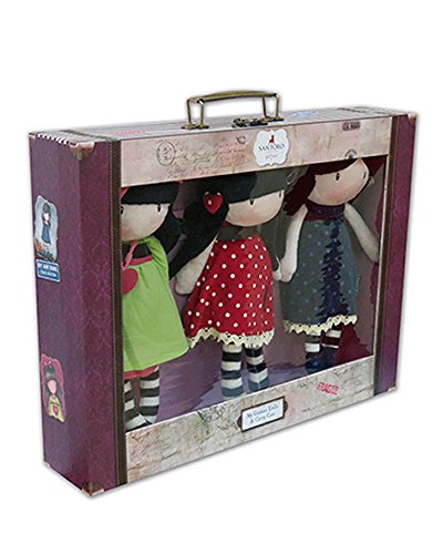 Conjunto de Bonecas GORJUSS (Idade Mínima Recomendada: 4 anos) SELECCION DRIM - Brinquedos - 2 bonecas, 4 anos, acessórios, madeira