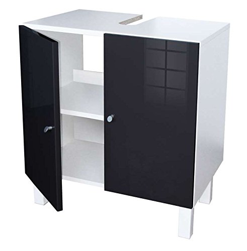 Suporte para casa de banho CREATIONS HOME FURNISH 60X65 
Marca
Berlioz Créations
 - Banheiros vaidades - melamina branca, design moderno, 65 cm altura, 60 cm largura