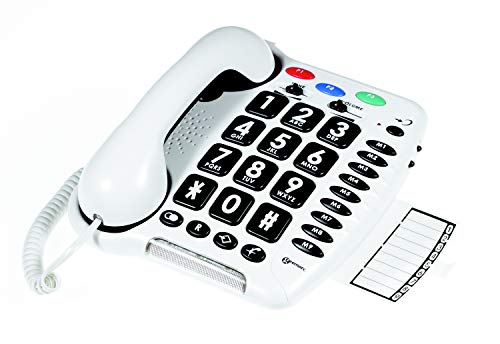 Telefone fixo GEEMARC CL100 Branco (Telefone Sem Fios) GEEMARC - Telefonia - telefone sem fio, branco
