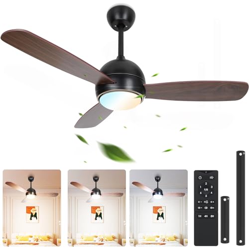 Ventoinha de Teto AIGOSTAR 107cm 30W Led Aigostar - Aquecimento, ventilação e ar condicionado - 107 cm, 30 W, luz LED, 3 aspas, temporizador