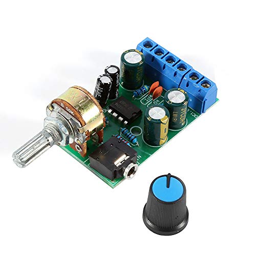 Placa de Áudio Fydun DC1.8-12V TDA2822M Fydun - Placas de circuito impresso - 0,1 W, 4-32 Ohm, 2 canais, 52 x 31 x 23 mm