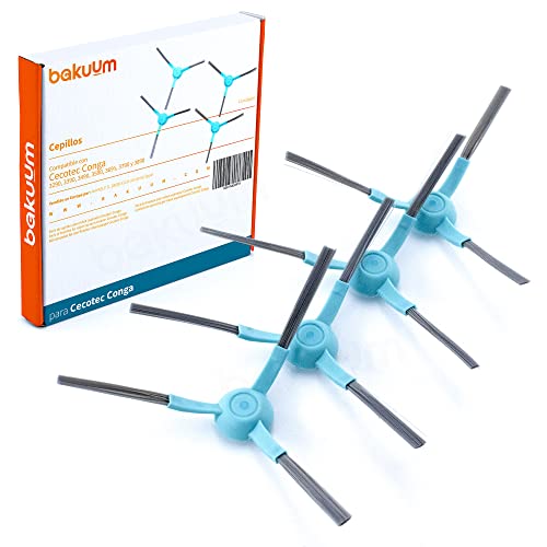 Acessórios para Robôs de Cozinha BAKUUM 4 Cepillos BAKUUM - Acessórios de aspirador - 4 cepillos, limpeza, durável, acessórios