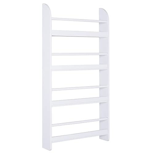 Estante de Parede HOMCOM | 59 x 12 x 113 cm - Branco HOMCOM - Estantes e prateleiras de pé - parede, 59x12x113cm, branco