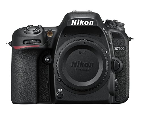 Máquina Fotográfica Reflex NIKON D7500 Preto Nikon - Câmeras digitais - 20.9MP, 27-105mm, ISO 100-51200, estabilizador de imagem
