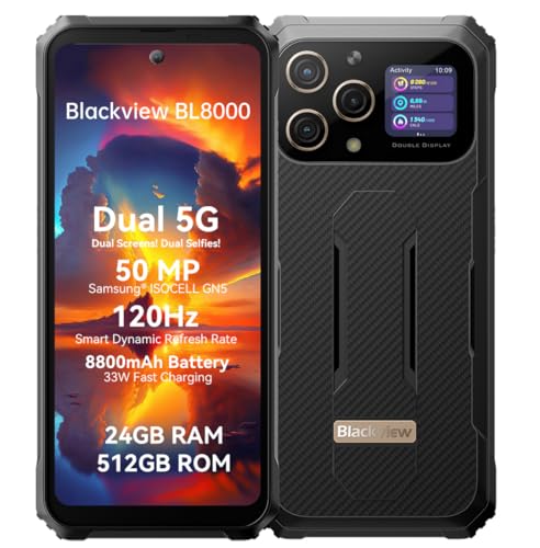 Smartphone BLACKVIEW BL8000 (6.7'' - 24 GB - 512 GB - Dourado) BLACKVIEW - Telemóveis - 6.7, 24 GB, 512 GB, dourado