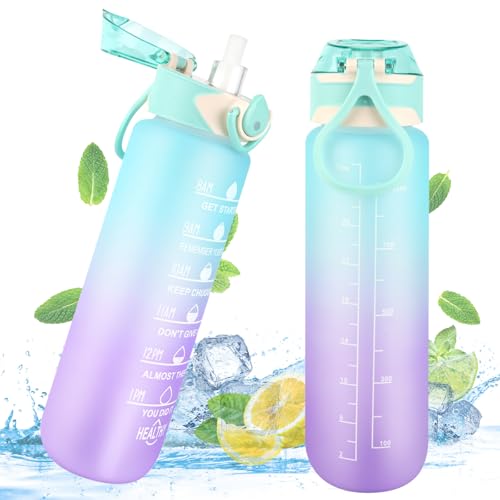Garrafa Desportiva MXTIMWAN (1L - Transparente) MXTIMWAN - Garrafas de água - transparente, 1L, plástico