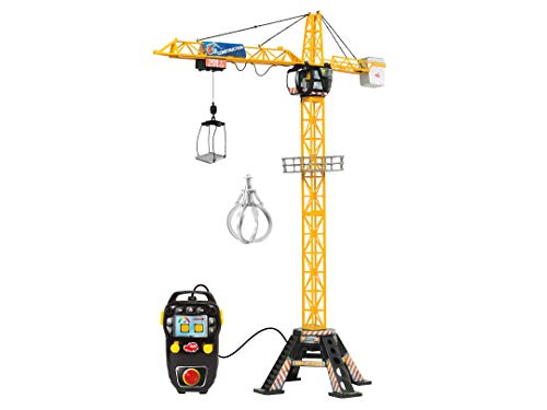 Brinquedo sobre rodas Dickie Toys Mega Crane | Preto Dickie - Carros e caminhões de controle remoto - brinquedo sobre rodas, mega crane, preto, máquinas de construção, guindaste gigante, personagem