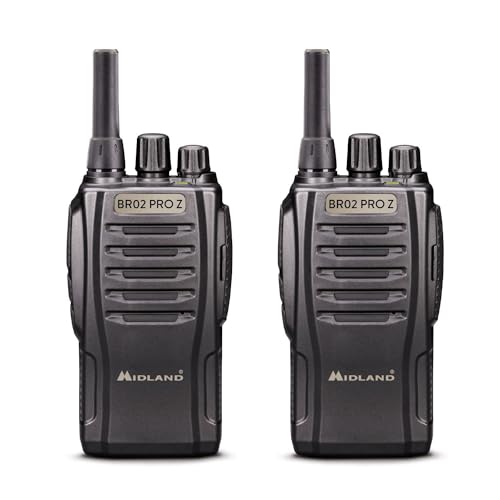 Walkie-Talkie MIDLAND BR02 PRO Z (16 Canales - Hasta 8 Km - Rojo) Midland - Rádios bidirecionais - 16 canais, hasta 8 km, led, bateria recarregável