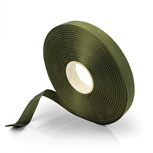 Tira para Árvores de 25M Verde Olivo Poliestireno Resistente à Intempéries e Putrefação Effaband - Gaiolas e suportes para plantas - 25m, verde olivo, poliestireno, intempéries, putrefação