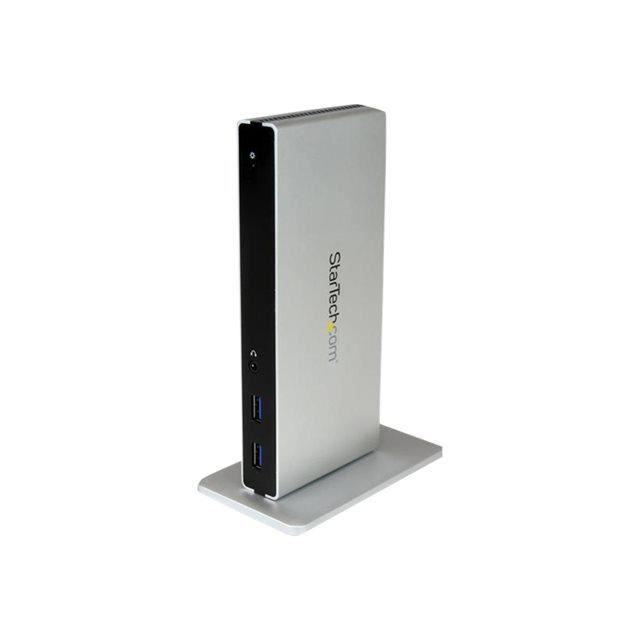 StarTech.com USB3SDOCKDD base & duplicador de portas com fios USB 3.0 (3.1 Gen 1) Type-B Preto, Prateado STARTECH - Estações de acoplamento para laptops - usb 3.0, duplicador, type-b, preto