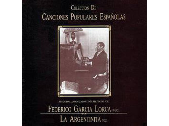 CD Garcia Lorca,Federico - Canciones Populares Espanolas (1 CDs) Sonifolk - Música e gravações de som - Federico Garcia Lorca, canciones populares españolas, álbum, música