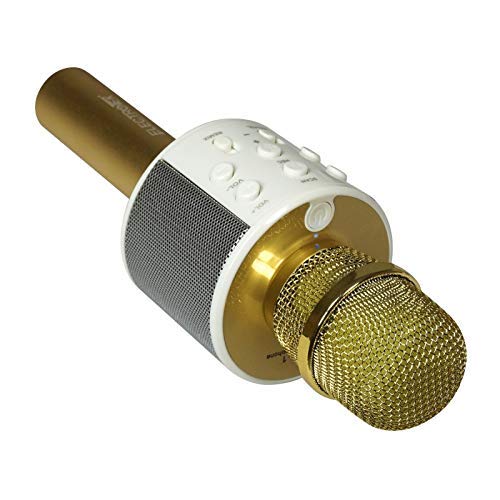 Microfone Electrotek ET-WS10 | Dourado, Branco Electrotek - Microfones - microfone, electrotek, et-ws10, dourado, branco