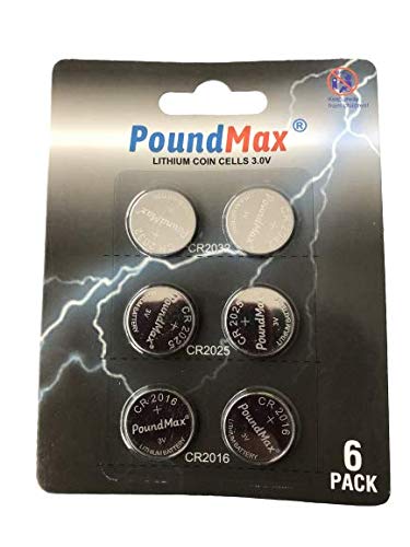 Pilha Recarregável CR2032 3V (1 Unidade) PoundMax - Baterias - litio, cilíndrico, 3V, 220mah