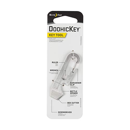 Porta-Chaves NITE IZE Doohickey (Aço Inoxidável) Nite Ize - Ferramentas multifuncionais e facas - aço inoxidável, chave inglesa, abre garrafa, rega medidor
