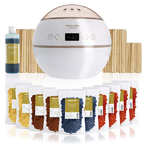 Kit de Depilação MEALISS 1Kg Cera para Depilar Mealiss - Kits e suprimentos de depilação com cera - kit, depilação, cera, 1kg