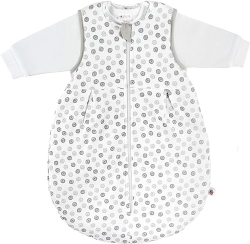 Saco de Dormir COCONETTE Circle (Algodão - Cinzento - 50x56 cm) coconette - Roupa de dormir para bebês e crianças pequenas - algodão, cinzento, 50x56 cm