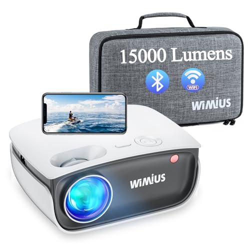 Projetor WIMIUS 15000 Lumens (Full HD - Bluetooth) WiMiUS - Projetores multimídia - 15000 lúmens, full hd, bluetooth