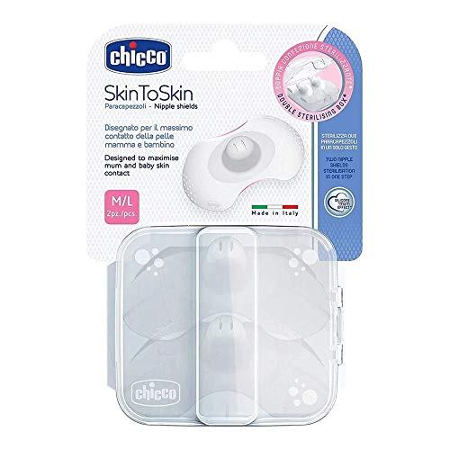 Chicco Protetor de Peitoral Silicone M e L Chicco - Suplementos de alimentação por sonda - silicone, médio, leve