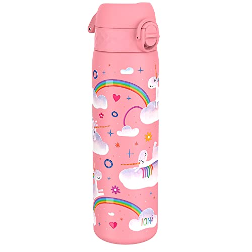 Garrafa ION8 Unicórnio 500 ml (Recondicionado Como Novo) ion8 - Porta-alimentos e bebidas - 500 ml, aço inoxidável, recondicionado