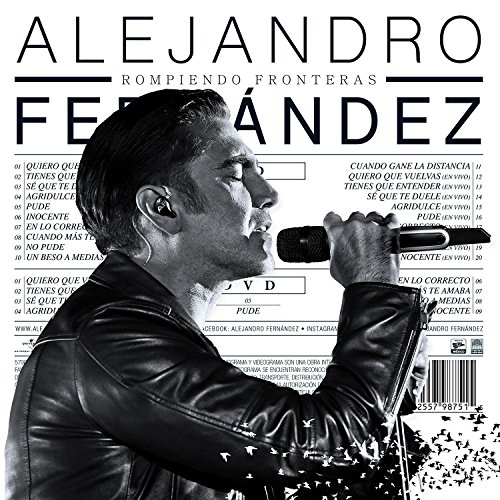 CD+DVD Alejandro Fernández - Rompiendo Fronteras (1 CDs) Universal Latino - Música e gravações de som - cd, dvd, alejandro fernandez, rompiendo fronteras