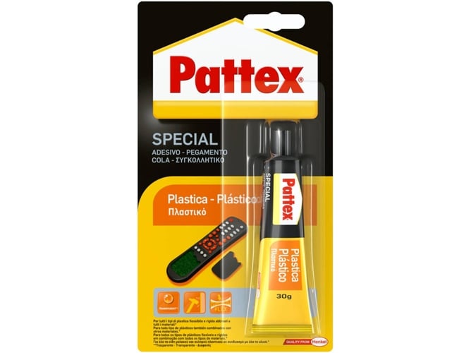 Pattex Transparente Adesivo de Plástico 30 Gr Pattex - Cola e adesivos de hardware - poliuretano, sem solventes, reparo
