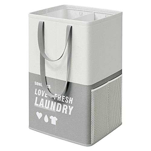 Caixa de Roupa Suja SONGMICS LCB209G11 (90L) SONGMICS - Aparelhos de lavanderia - 90L, atravessável, poliéster, dobrável