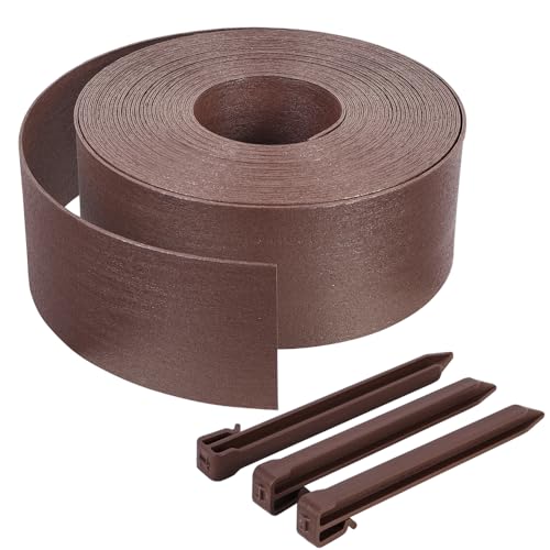 Borda para Jardim VOUNOT 20Mx13Cm Castanho VOUNOT - Limites e bordas de jardim - jardim, castanho, 20mx13cm
