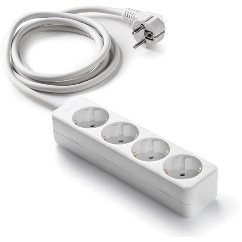 Extensão Elétrica CUC EXERTIS CONNECT 4001502 (4 Tomadas - Tipo F - 3 m) Prendeluz - Fios e cabos elétricos - 4 tomadas, tipo f, 3 m