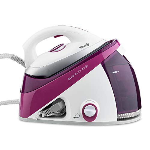 Ferro com Caldeira H.KOENIG V26 (Pressão: 5.4 bar - Jato vapor 150 g/min) H.Koenig - Ferros de engomar - 5.4 bar, 1.1 l, 2400 w, 150 g/min