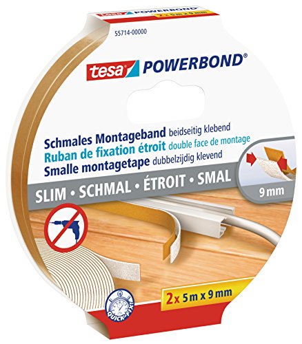 Fitas e Etiquetas TESA 55714-00000 (Ferragens) TESA - Fita adesiva de ferragens - preto, azul, laranja, vermelho, elastano