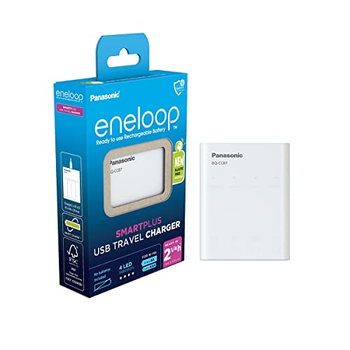 Carregador de Bateria ENERELoop Smart+ Travel ENELOOP - Carregadores de bateria de uso geral - smart, travel, bateria