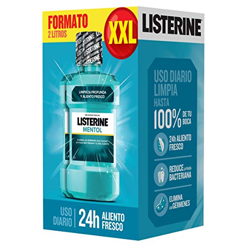 Enjuague bucal mentol 1000 x 2ml LISTERINE Listerine - Enxaguatório bucal - mentol, enxaguante bucal, 2ml