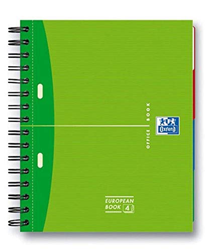 Caderno OXFORD Book (A5 - 21x15cm - Multicor) Oxford - Papel de impressora e copiadora - 21x15cm, multicor, esquinas flexíveis, fecho de elástico