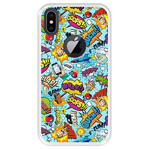 Capa iPhone XS, X HAPDEY Bubble Transparente Hapdey - Peças de reposição para telemóveis - iphone xs, transparente