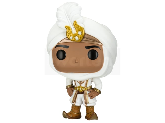 Figura FUNKO Pop Disney: Aladdin - Prince Ali Funko - Brinquedos - vinil, open-top vehicle, disney, aladdin