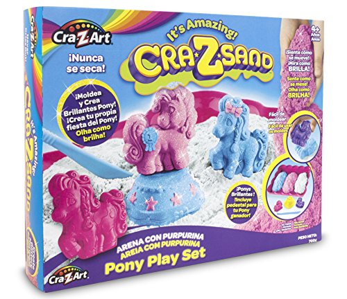 Areia mágica para crianças GIOCHI PREZIOSI CraZsand Pony GIOCHI PREZIOSI - Massa de modelar e putty - areia mágica, crianças, craZsand, pony, moldar, cavalos
