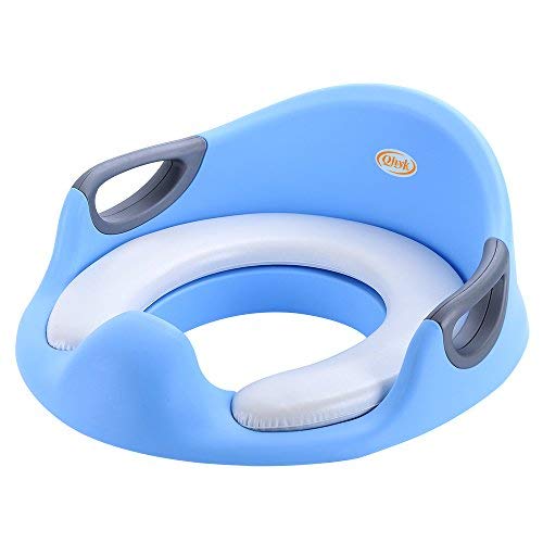 Redutor de WC QHYK 112-02 | Azul (Cozinha e Casa de Banho) QHYK-BBZL180702 - Móveis para bebês e crianças pequenas - azul, resistente à água, lavável, antideslizante, plástico