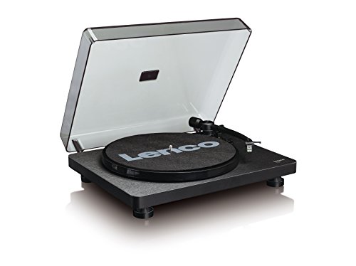 Gira-Discos LENCO L-30 BLACK (Manual - Velocidade: 33 1/3 - 45) Lenco - Áudio - 33 1/3 rpm, 45 rpm, 30 cm plato, preto