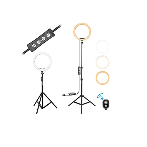 Suporte para Selfie Ringlight LED 12'' com Controle Remoto YEYIAN - Acessórios para telemóveis - suporte selfie, ring light led, 12 polegadas, controle remoto