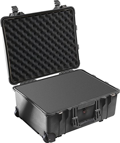 Mala PELI 1560 (Universal - Preto, Cinzento) Peli - Peças e acessórios para câmeras - resistente à água, compartimento principal, fecho de correr, alça de pulso