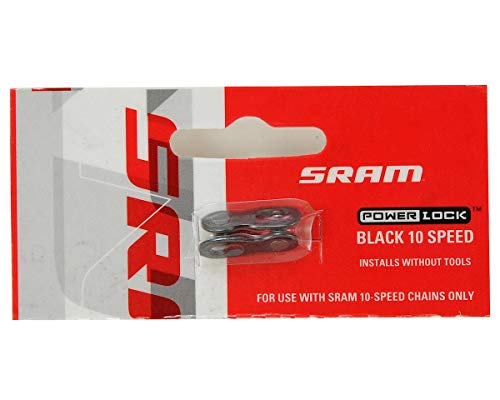 Cadeia de Corrente SRAM PowerLock Black Chain Link (10 Speed) Sram - Pequenas peças de bicicleta - cadeia, corrente, sram powerlock, black chain link, 10 velocidades