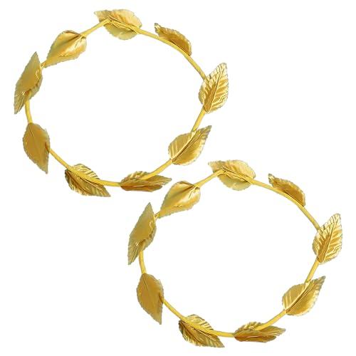 Adereço COACOM 2 Panos Griegos Dorados Tocados De Folha Dourada COACOM - Faixas de cabelo - adereço, coacom, panos griegos, dorados, tocados, folha dourada
