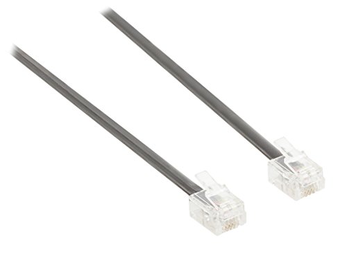 Cabo de Rede VALUELINE (RJ45 - 2 m - Preto) Valueline - Cabos de telefone - rj45, masculino-masculino, preto, 2m