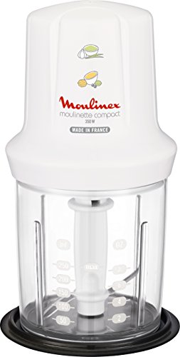 Processador de Alimentos MOULINEX DJ3051 (350 W - Velocidade: 0-45.000 rpm) Moulinex - Batedeiras e liquidificadores - 350 W, 0-45.000 rpm, 250 ml, lavável