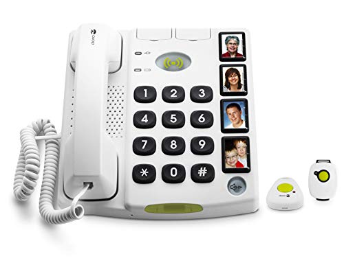 Telefone fixo DORO 347 Branco (Telefone Sem Fios) Doro - Telefonia - 