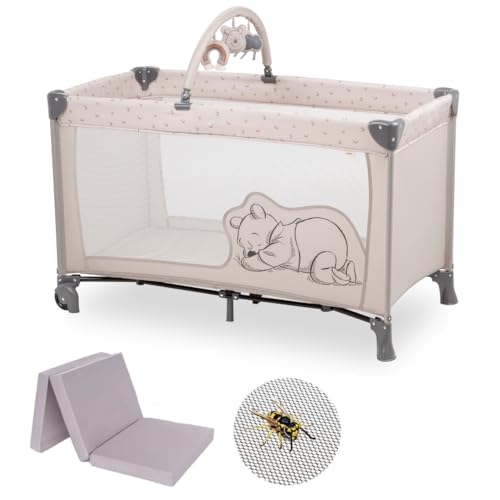 Berço HAUCK Dream n Play Go Winnie The Pooh Hauck - Móveis para bebês e crianças pequenas - berço, viagem, parque, design Disney