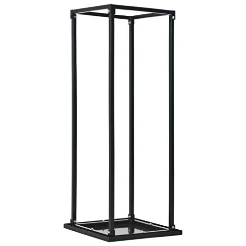Suporte para Lenha VIDA XL | 37 x 37 x 113 cm - Preto vidaXL - Prateleiras industriais - suporte, lenha, vida xl, preto