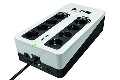 Ups Eaton 3S850D 850VA 8AC outlets Montagem em Rack Eaton - Ups - 850VA, 510W, 8 saídas AC, proteção sobrevoltagem